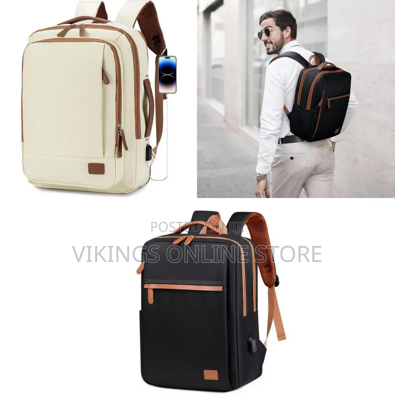 15.6" Laptop Backpack for Men Women, 20l Small Travel Backpack