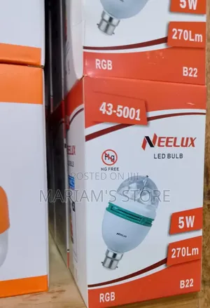 Led Bulb in 5w Rotating RGB Party Light to Create Stage-Like Effects.