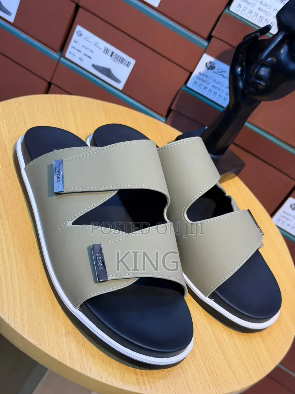 Pedro Strap Slide Sandals