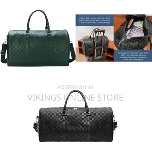 21.65 X 24 X 27 Cm Medium Size Duffel Bag - Faux Leather Duffle