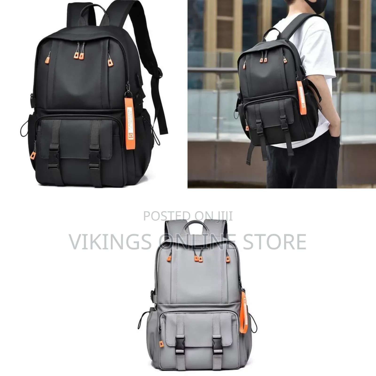 Men's Backpack, Stylish, Popular, Large Capacity, Waterproof