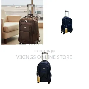 Rolling Backpack Sports Bag With Wheels Travel Cart Laptop Wheeled