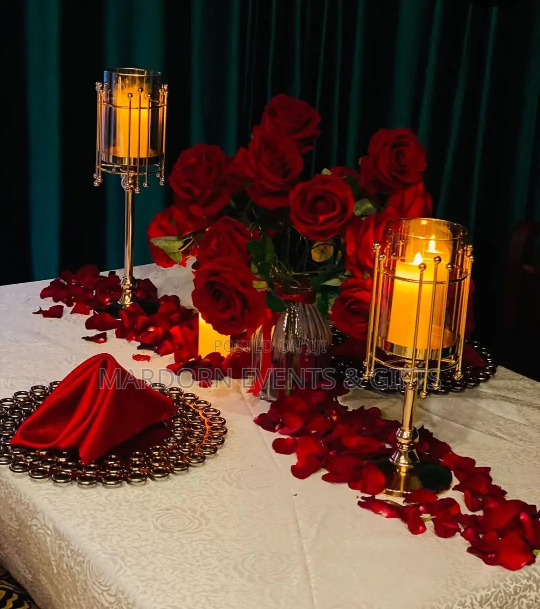 Simple Couple Dinner Setups Decor, Done for Reserved Dates Only.