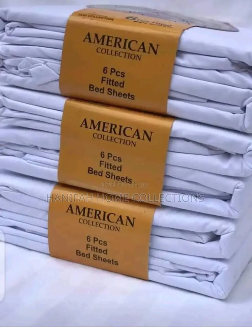 American Collection 6-Piece Fitted Bed Sheet Set
