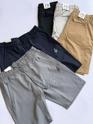 Generic Men's Elastic Waist Shorts