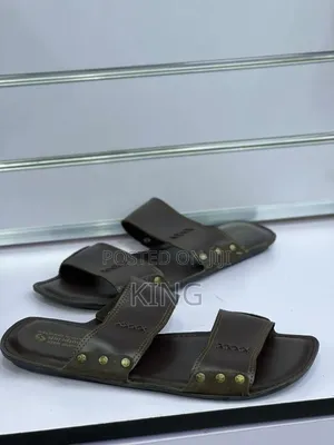 Stud Accents.Double Strap Sandals.