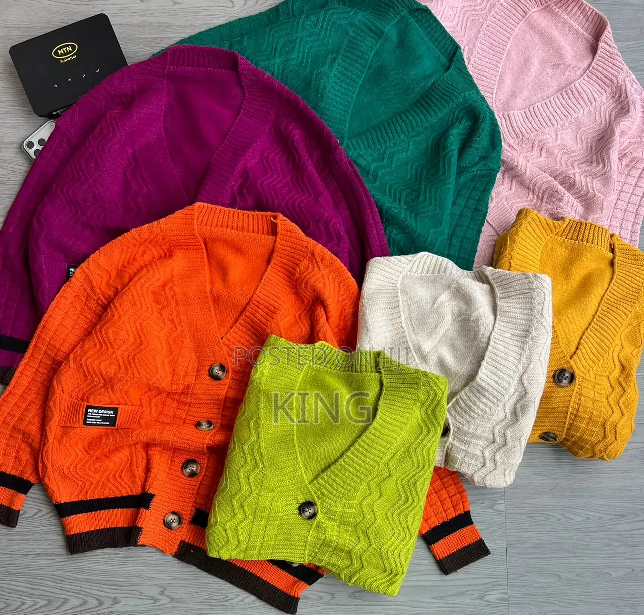 Cardigans . Limited Edition Colours.