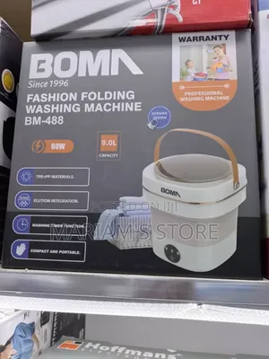 Boma Fashion Folding Washing Machine in 9.0l Capacity and a 60w Motor.