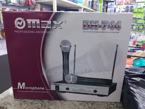 Max Dh-744 Professional VHF Wireless Microphone System.