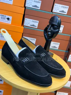 Henderson Black Suede Loafers