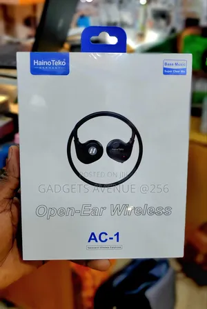 Haino Teko Germany Ac-1 Open-Ear Wireless Neckband Earphone.