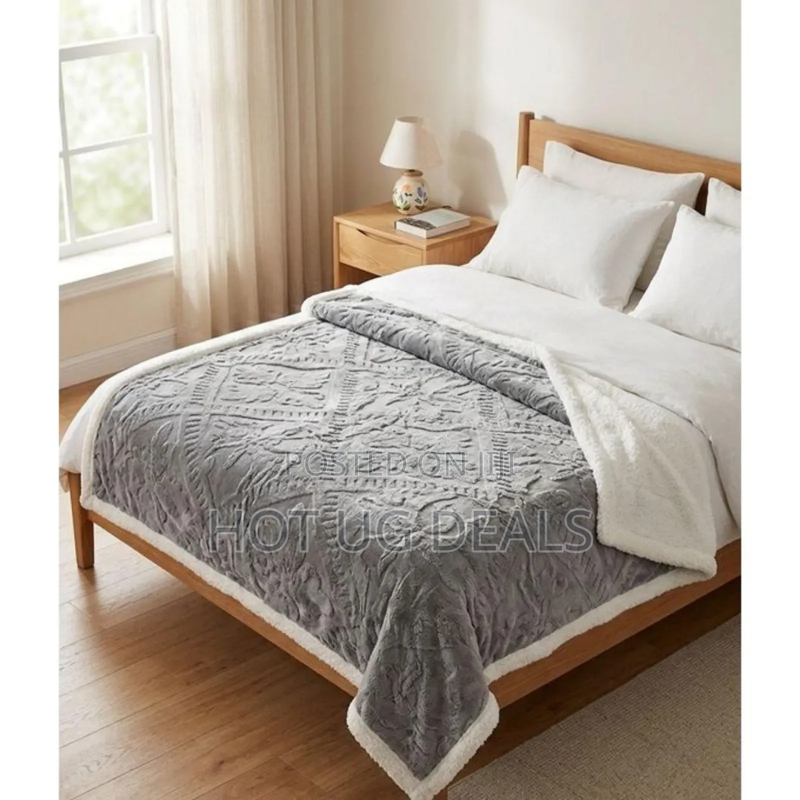 5x6 Fleece Blanket / Throw Blanket(White Inside)