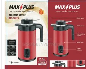 Max Plus Mp-542ek Electric Kettle, Featuring a 2.5-Liter Capacity