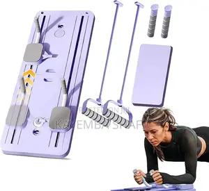 5-in-1 Foldable Pilates Reformer Board Ab Core Trainer Smart Timer