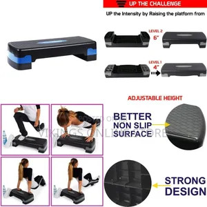 Plastic Aerobic Stepper Bench for Fitness Exercise Step Platform Pedal