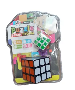 Rubik's Cube Puzzle (2 in 1) - Multicolor