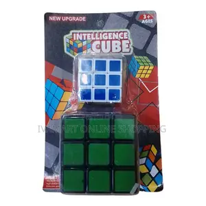 Rubik's Cube Puzzle (2 in 1) - Multicolor