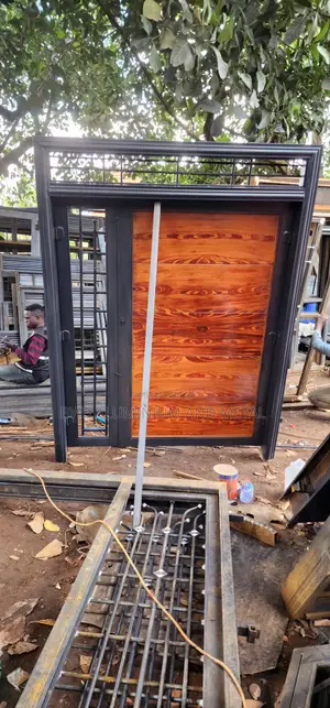 Mahogany Front Door