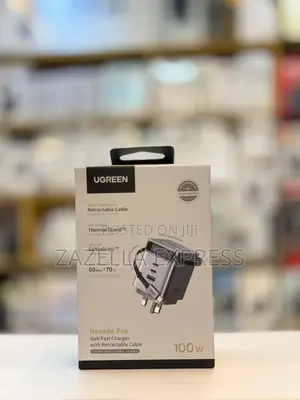 Ugreen Nexode Pro 100w Gan Usb C Retractable Chargerwith Built-Incable