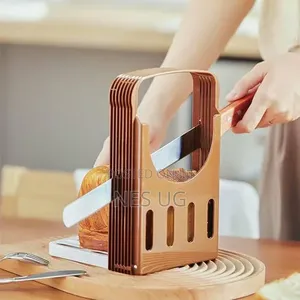 New Toast Bread Slicer Plastic Foldable Loaf Cut Rack