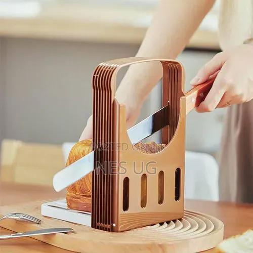 New Toast Bread Slicer Plastic Foldable Loaf Cut Rack