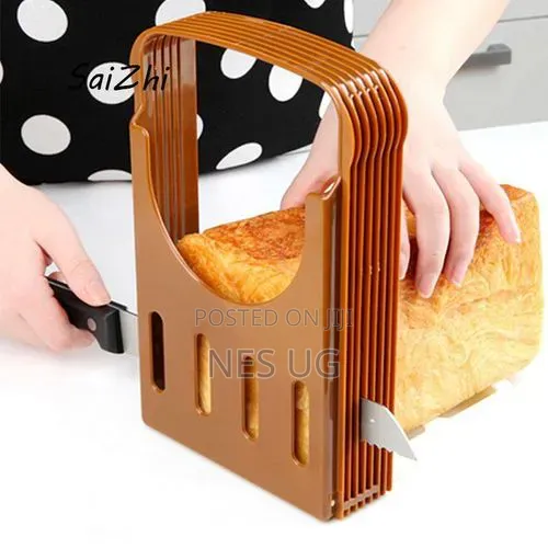 New Toast Bread Slicer Plastic Foldable Loaf Cut Rack