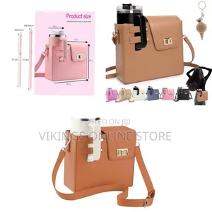 Stanley Cup Purse, Outdoor Portable Crossbody Water Bottle Bag Storage