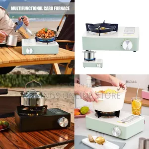 Windproof Camping Gas Stove, 3500w Portable Outdoor Picnic Cooker