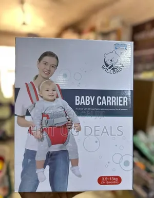 New Comfortable Baby Carrier With a Hood - Red