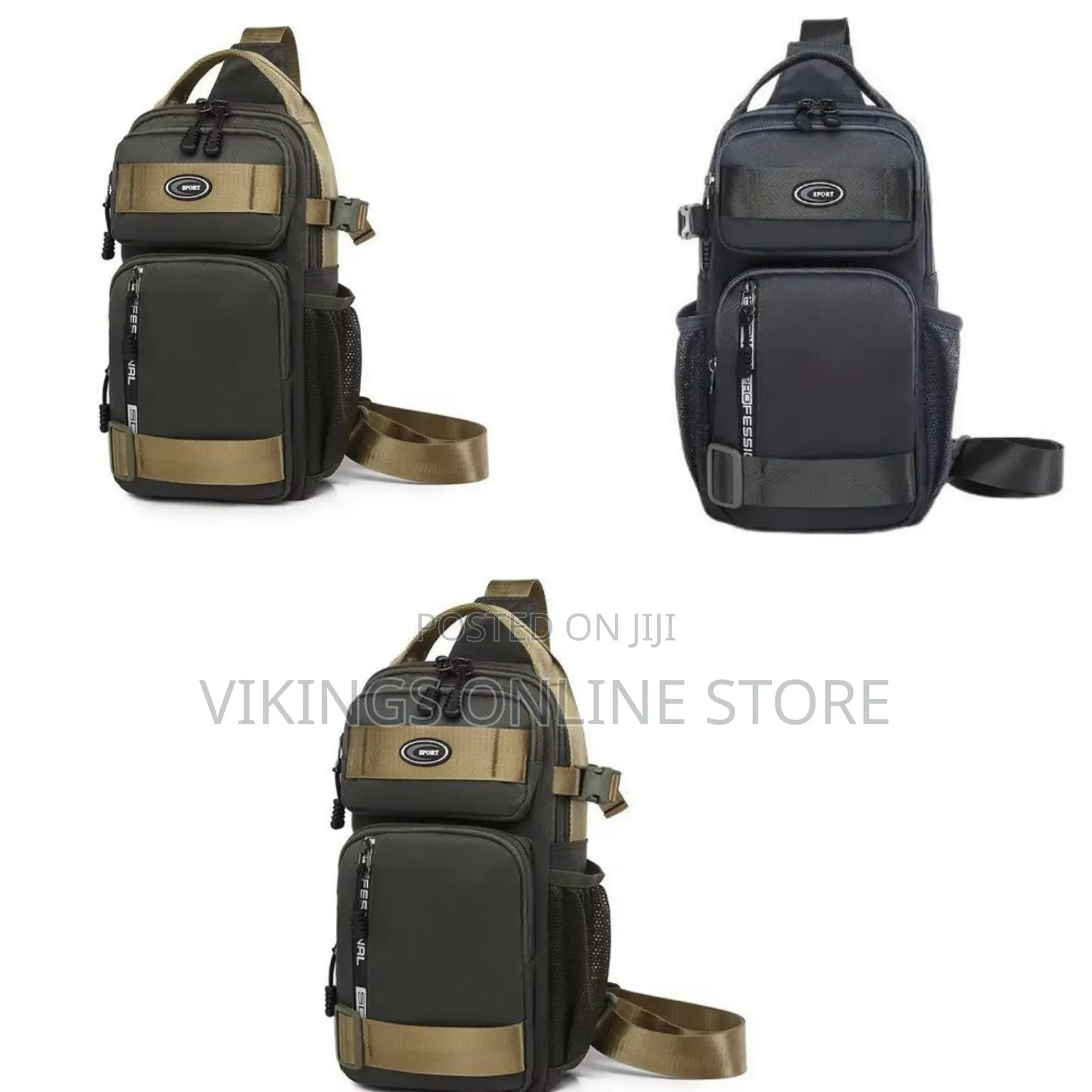 Tactical Sling Backpack, Large Capacity Crossbody Shoulder Bag