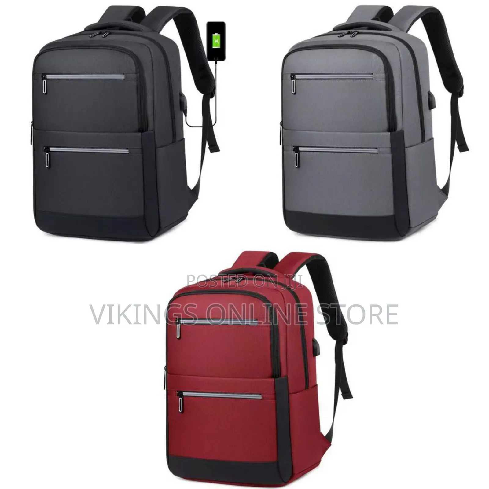 Laptop Backpack 15l Small Work Bag With 12 Compartments and 1 Charging