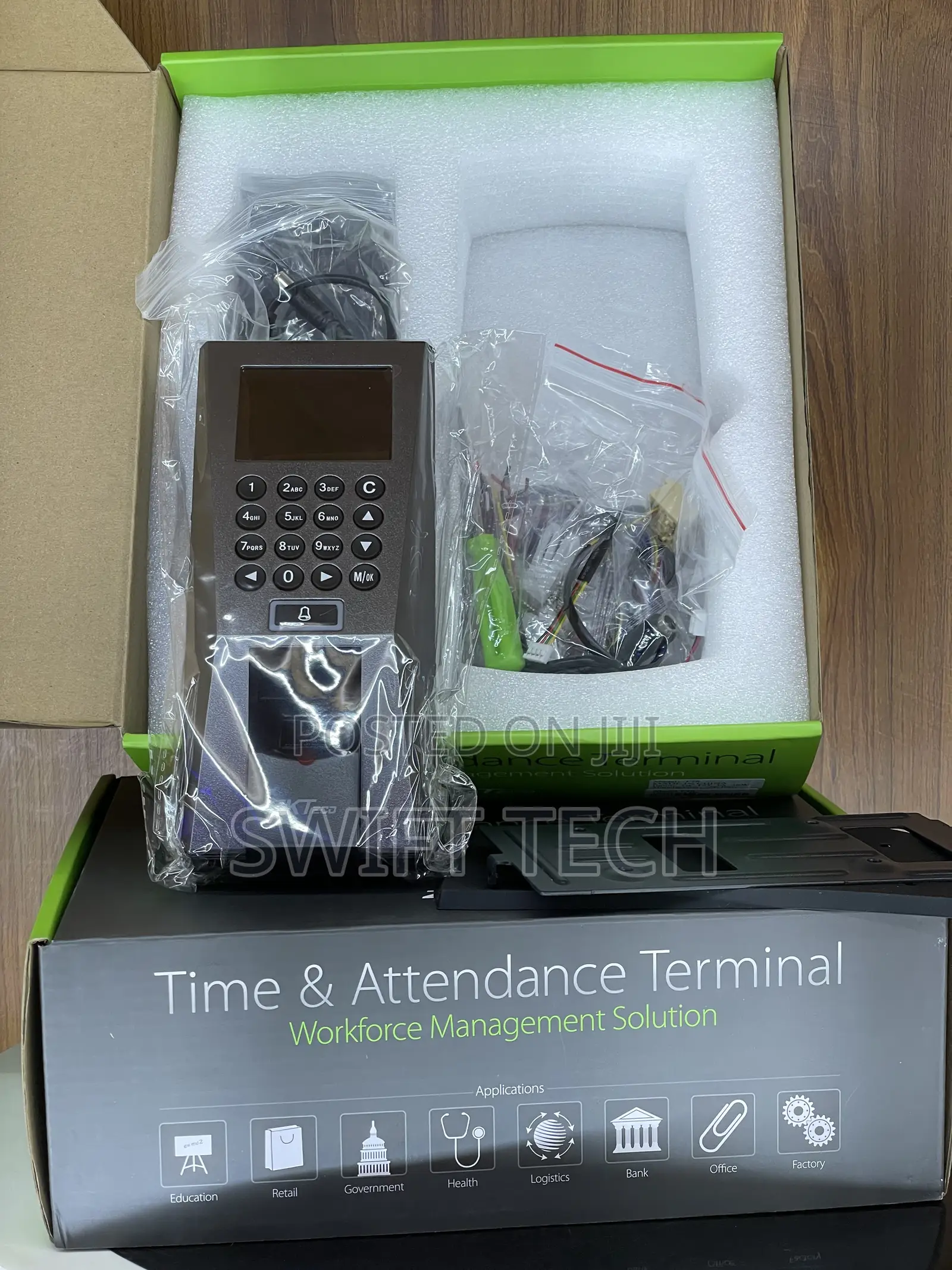 Zkteco Fingerprint Attendance And Access Control Terminal.
