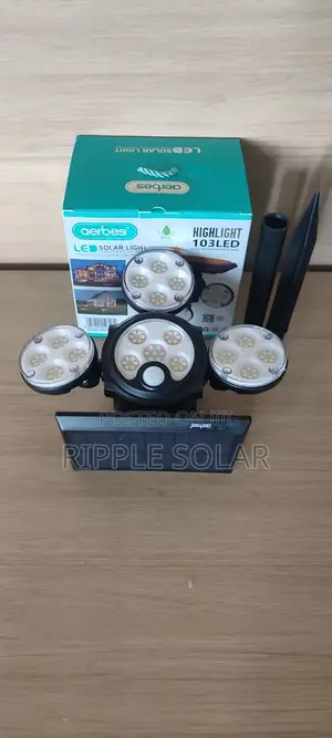 Aerbes Solar Motion Sensor Garden Light 100 Led Ab-Ta121