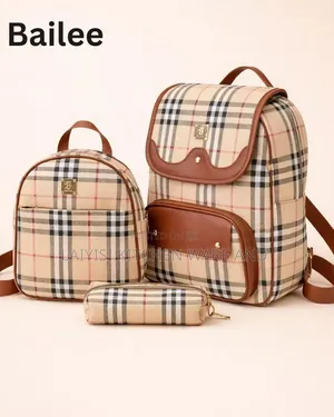 3-Piece Stylish Backpack Bag Set – Spacious, Durable Unique Design