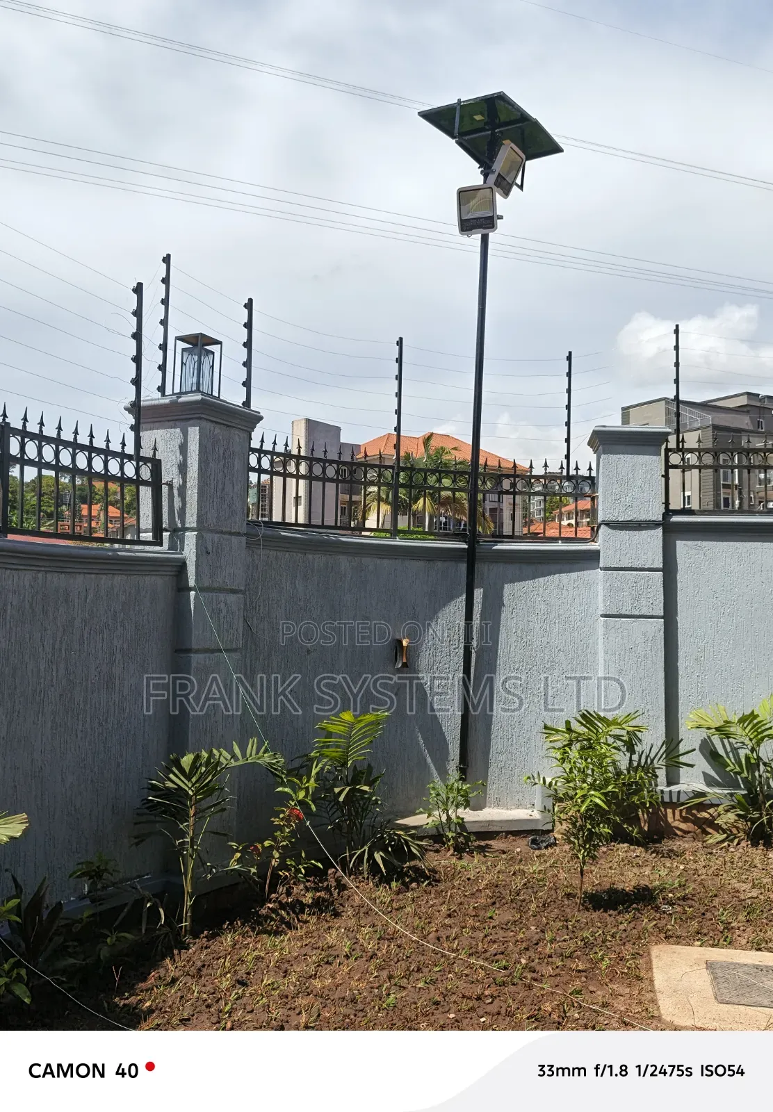 Electric Fence Installation on Ntinda Apartments
