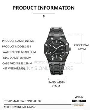 Luxurious Golden Dial and Case With a Silicone Strap,