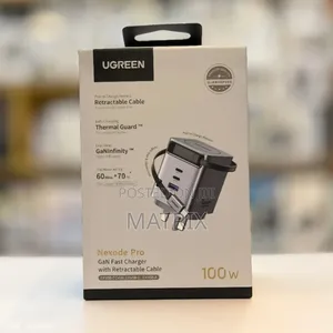 Ugreen Nexode Pro 100w Usb C Retractable Charger With Built-in Cable