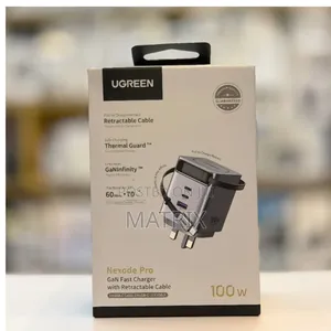 Ugreen Nexode Pro 100w Usb C Retractable Charger With Built-in Cable