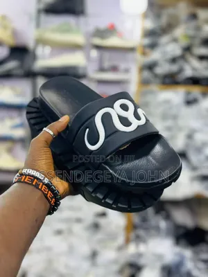 Black Platform Slides
