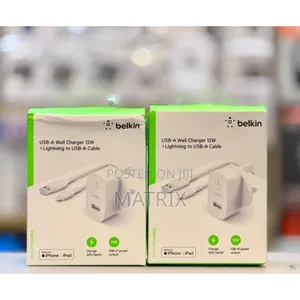 Belkin Home Charger, Adapter With Lightning Cable Chargesync Cable