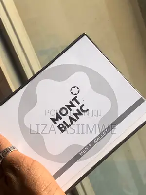 Montblanc Leather Wallet Features a Prominently Embossed Logo