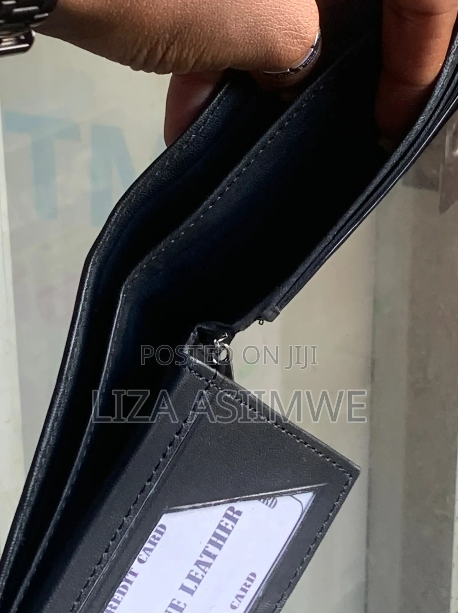 Montblanc Leather Wallet Features a Prominently Embossed Logo