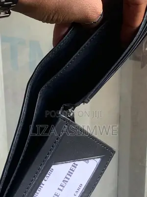 Montblanc Leather Wallet Features a Prominently Embossed Logo