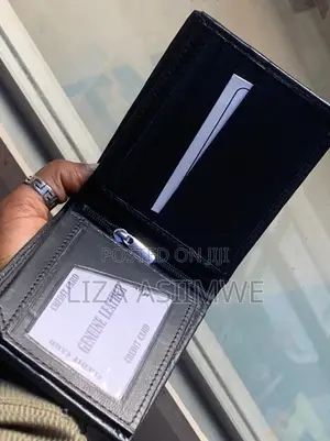 Montblanc Leather Wallet Features a Prominently Embossed Logo