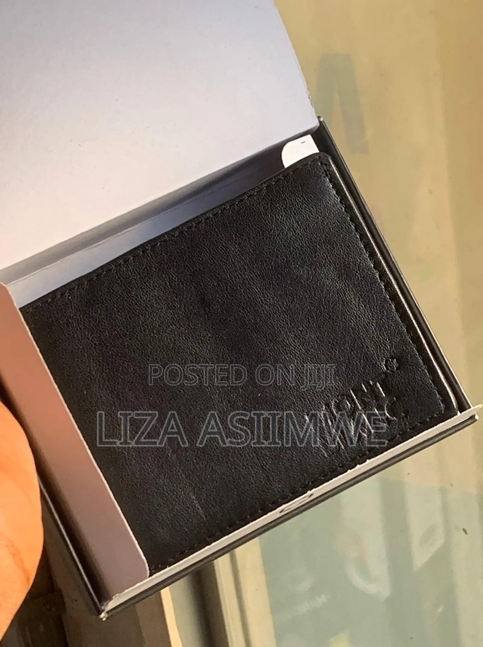 Montblanc Leather Wallet Features a Prominently Embossed Logo