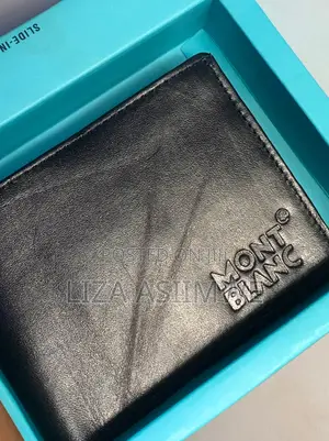 Black Montblanc Wallet Is Crafted From Smooth Leather