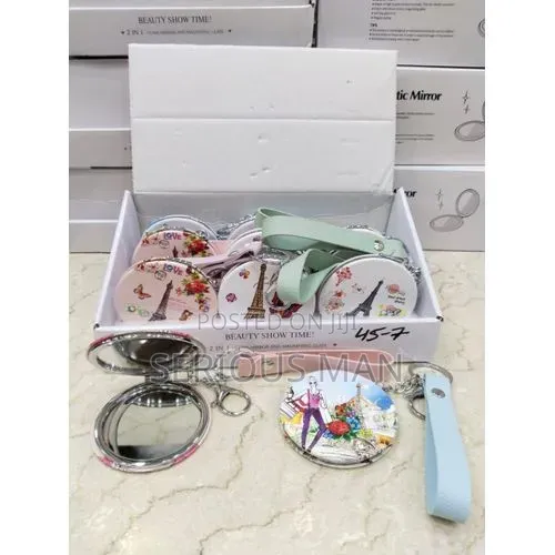 Foldable,Double- Sided Portable Cosmetic Mirror 9pcs