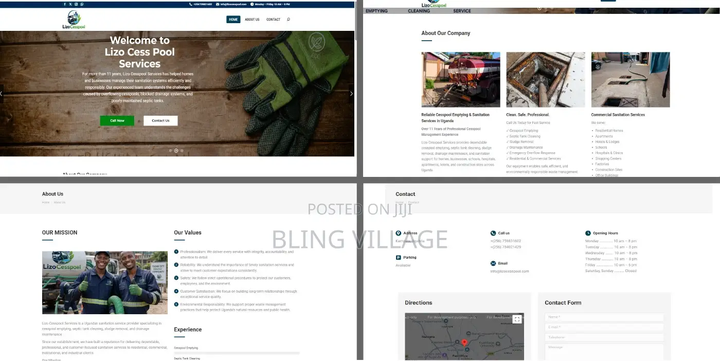 Web Development Basic Informational Website 1-3 Pages