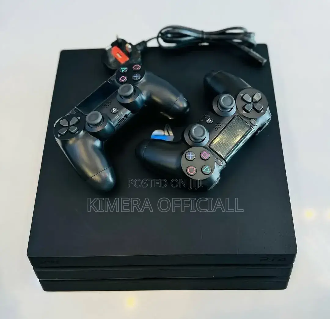 Chipped Sony Playstation 4 Pro. Ps4 Pro With 34 Games and 2 Controller