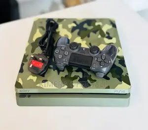 Sony Playstation 4 Slim Gaming Console Uk Used. Army Camouflag Limited